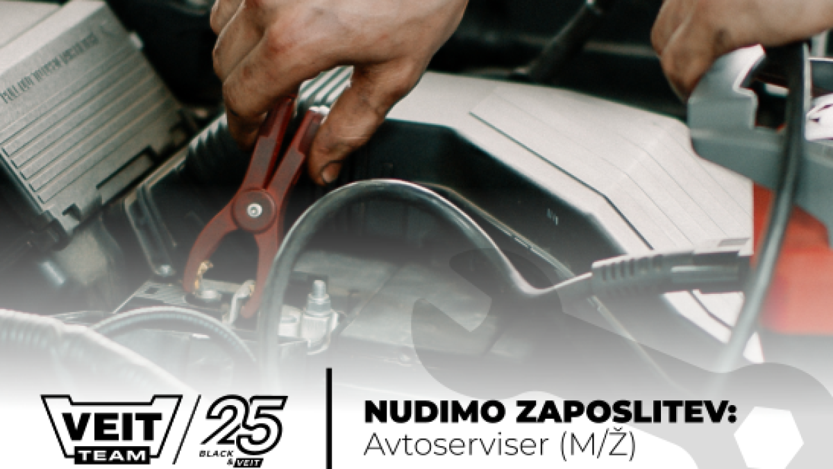 Nudimo zaposlitev AVTOSERVISER M/Ž.