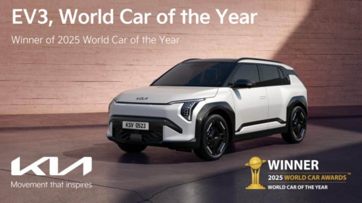 Kia EV3 je Svetovni avto leta 2025!
