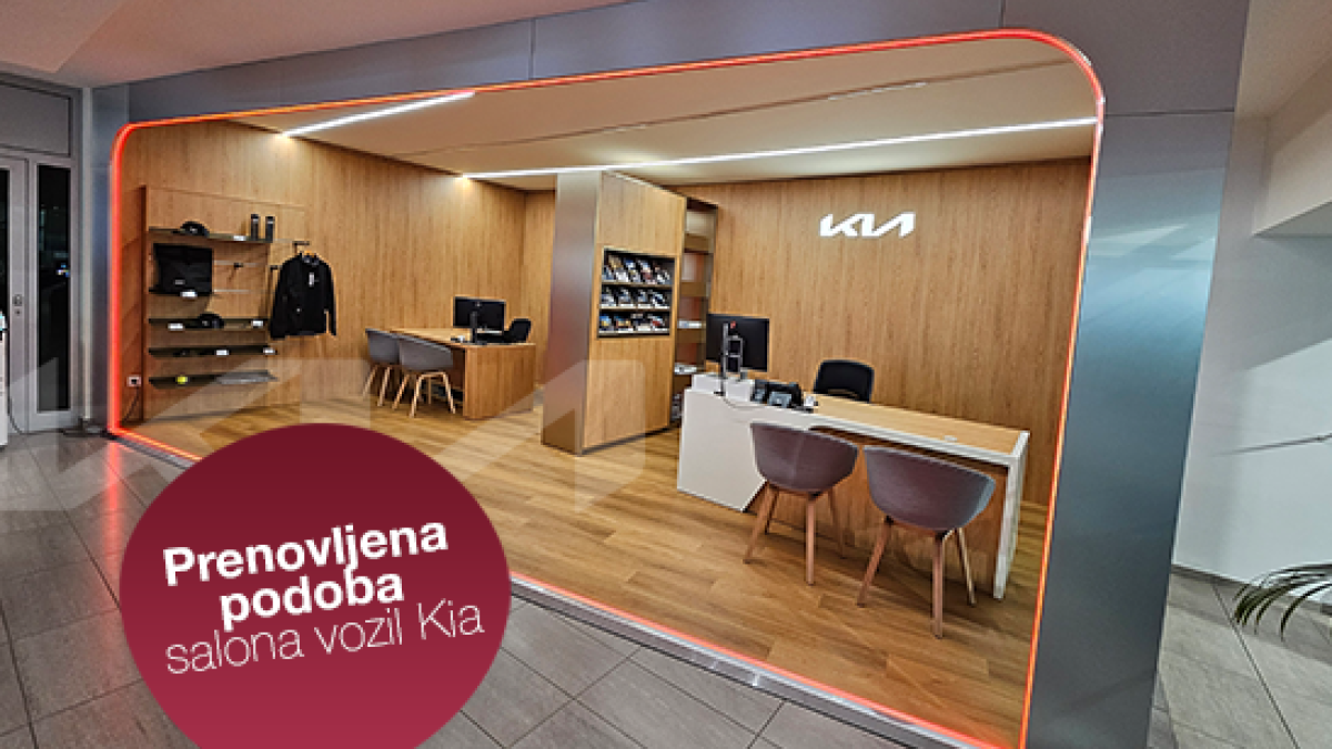 Osvežena podoba: Prenovljen salon Kia z novo energijo!
