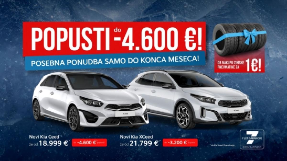 Kia - Popusti do -4.600 €