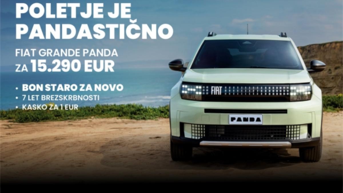 Fiat Grande Panda z ročnim menjalnikom
