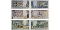 Mauritania, 100, 200,1000 ouguiya, 1975-77, P3A,P3b,P3C, B108, B109,B110, UNC.