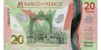 Mexico S6R58 20 pesos, 2024  