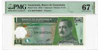 Guatemala S1Z4, 1 quetzal, replacement, 2012, P115, B603, UNC