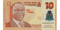 Nigeria S2R18, 10 naira, 2021, P39, B235q, UNC