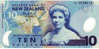 New Zealand S3R8, 10 dollars, 2006, P186, B132e, UNC