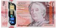 Scotland (UK)–RBS S4R1, 50 pounds, 2020, PNL, BNL, UNC