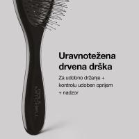 Paul Mitchell Detangling Brush – uravnotežena drvena drška za udobno držanje