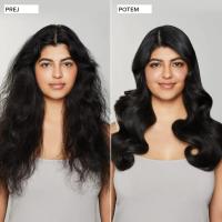 Učinek Paul Mitchell HydroCream Whip na krepaste lase – rezultat spredaj