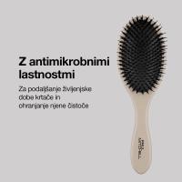 Paul Mitchell Dressing Brush Taupe z veganskimi ščetinami divjega prašiča