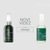 Prej in potem uporabe Tea Tree Lavender Mint za kodraste lase