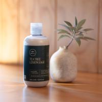 tea tree lemon sage poživljajoč balzam za več volumna