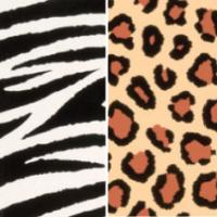 Color-Dekor 180°C, 10x20 cm, imitacija zebra/leopard, 2 foliji
