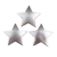 Dekorativne zvezdice, 1.7 cm, antracitne, 10 kosov