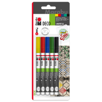 Komplet 5 Deco Painter-jev, 1-2 mm
