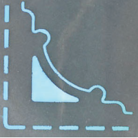 Kotna štanca EK Success, ca. 2 cm, ornament