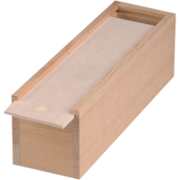 Lesena škatlica z drsnim pokrovom, 20 x 5 x 4.5 cm
