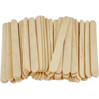 Lesene palčke za sladoled, ca. 114 x 10 x 2 mm, 50 kosov