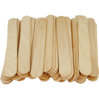 Lesene palčke za sladoled, ca. 150 x 18 x 2 mm, 50 kosov
