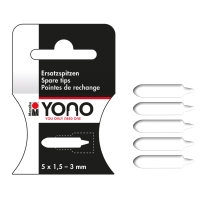 Nadomestne konice za flomaster YONO, 1.5 - 3 mm, 5 kosov