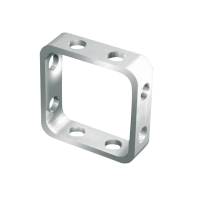 Nakit FIMO, kvadratna osnova, ca. 10 x 10 mm, 4 kosi