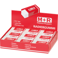 Radirka M+R, 60 x 22 x 11.5 mm, bela