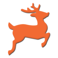 Štanca, ca. 25 mm, severni jelen