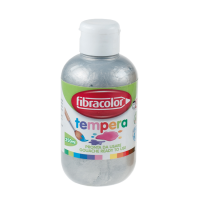 Tempera Fibracolor, 250 ml, srebrna