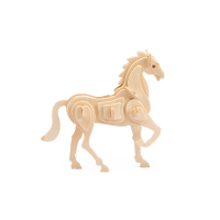 3D sestavljanka iz lesa Marabu KiDS - konj