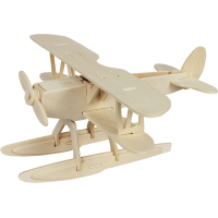 3D sestavljanka iz lesa Marabu KiDS - vodno letalo / hidroplan