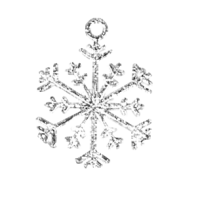 Dekorativni dodatek, snežinka, Ø15 mm, srebrn, 1 kos