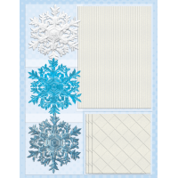 Dekorativni dodatki, snežnike in dodatki, modri