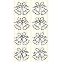 Dekorativni dodatki, zvončka, srebrni