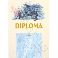 Diploma - zimski športi (zlatotisk)