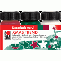 Komplet Decorlack Acryl, XMAS TREND, 3 x 15 ml