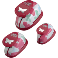 Komplet štanc, ca. 16 / 25 / 38 mm, metulj