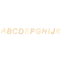 Lesena črka, 40 x 2 mm