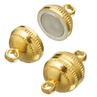 Magnetni spojni komplet, zlat, krogla Ø8 mm