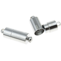 Močan magnetni spojni element, valj, Ø20 x 7 mm, platinaste barve, 5 kosov