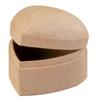 Mozaik šatulja, ovalna, bela, 23 x 17 x 6 cm