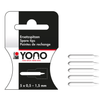 Nadomestne konice za flomaster YONO, 0.5 - 1.5 mm, 5 kosov