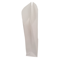 Papirnate vrečke, 80 g, 1 kg, 12 x 26 + 6.6 cm, bele, 10 kosov