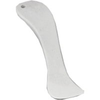 Pripomoček za zgibanje papirja, ukrivljen, 125 mm