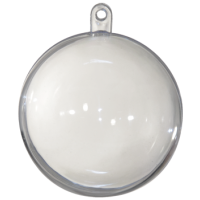 Prozorna plastična krogla, Ø70 mm