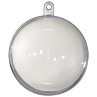 Prozorna plastična krogla, Ø80 mm