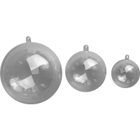 Prozorna plastična krogla, Ø80 mm, 1 kos