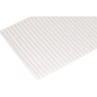 Samolepilne polovične perlice, 3 mm, bele, 702 kosa