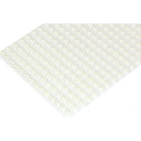 Samolepilne polovične perlice, 6 mm, krem, 252 kosov