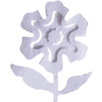 Štanca EFCO, ca. 32 mm, reliefna rožica s steblom