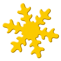 Štanca Power URSUS, ca. 38 mm, snežinka